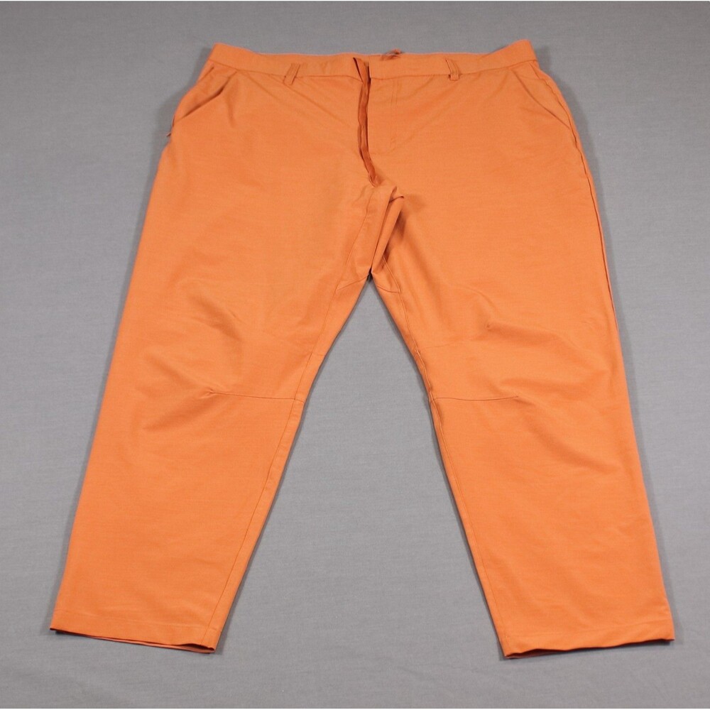 Fabletics Golf Performance Pants Men’s Muted Orange Stretch Lightweight 38 X 29